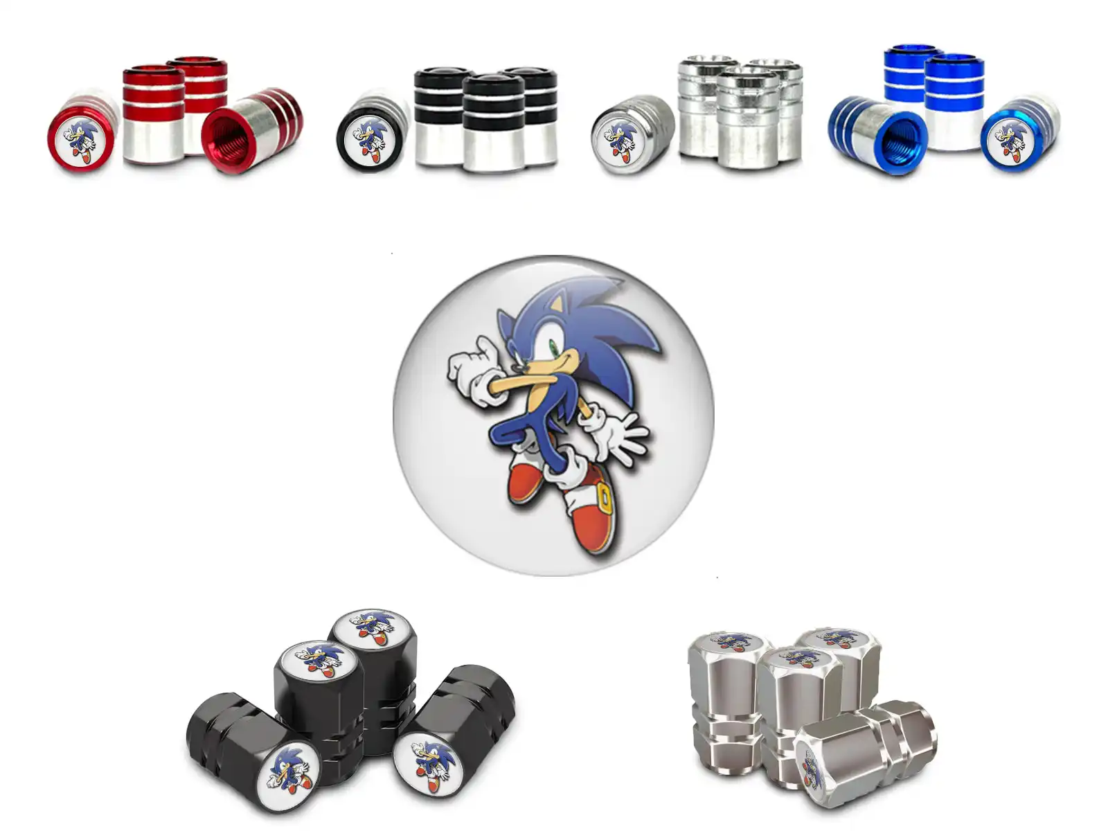 Tyre Valve Caps for Trucks Race Style
